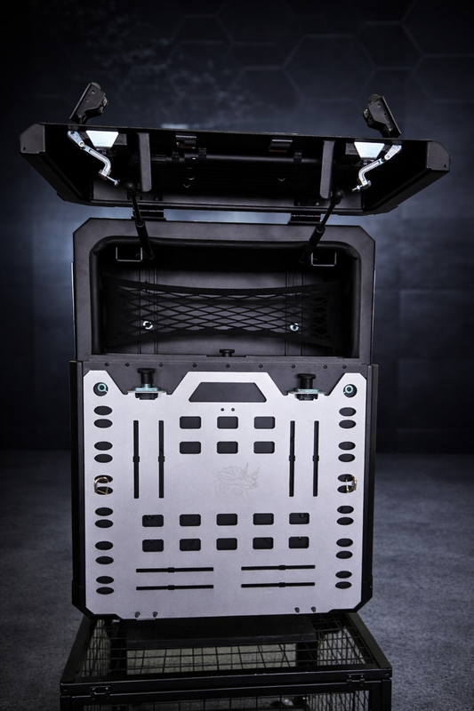 Tri-Trek OUTLAND PRO Sprinter Van Rear Storage Box Storm Silver