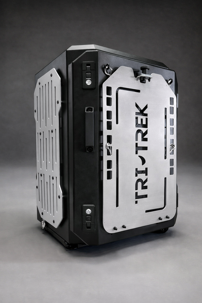 Tri-Trek OUTLAND RAPTOR Rear Storage Box Storm Silver Color